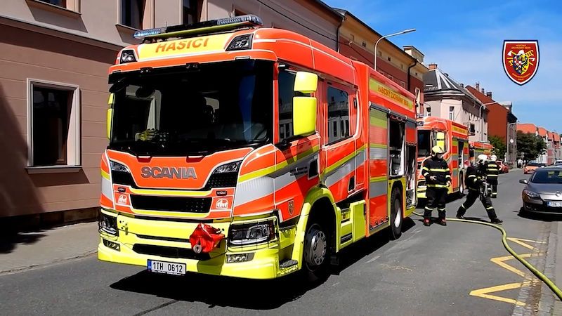 Požár kanceláří v Ostravě vyhnal na ulici 15 lidí